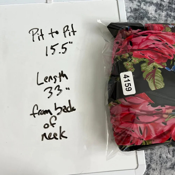 Y2K Betsey Johnson Iconic Bambi Kimono Sleeve Ruffle Dress Black Pink Roses Vint - Picture 7 of 7